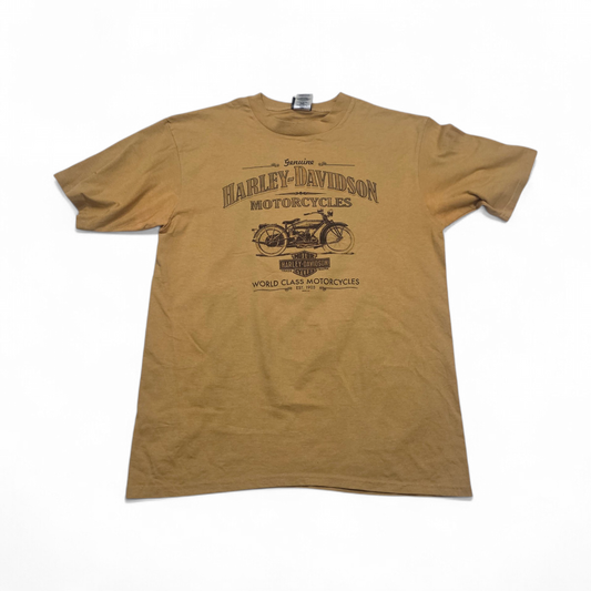 Playera Harley Davidson Grande L Cafe (Usado)