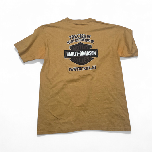 Playera Harley Davidson Grande L Cafe (Usado)