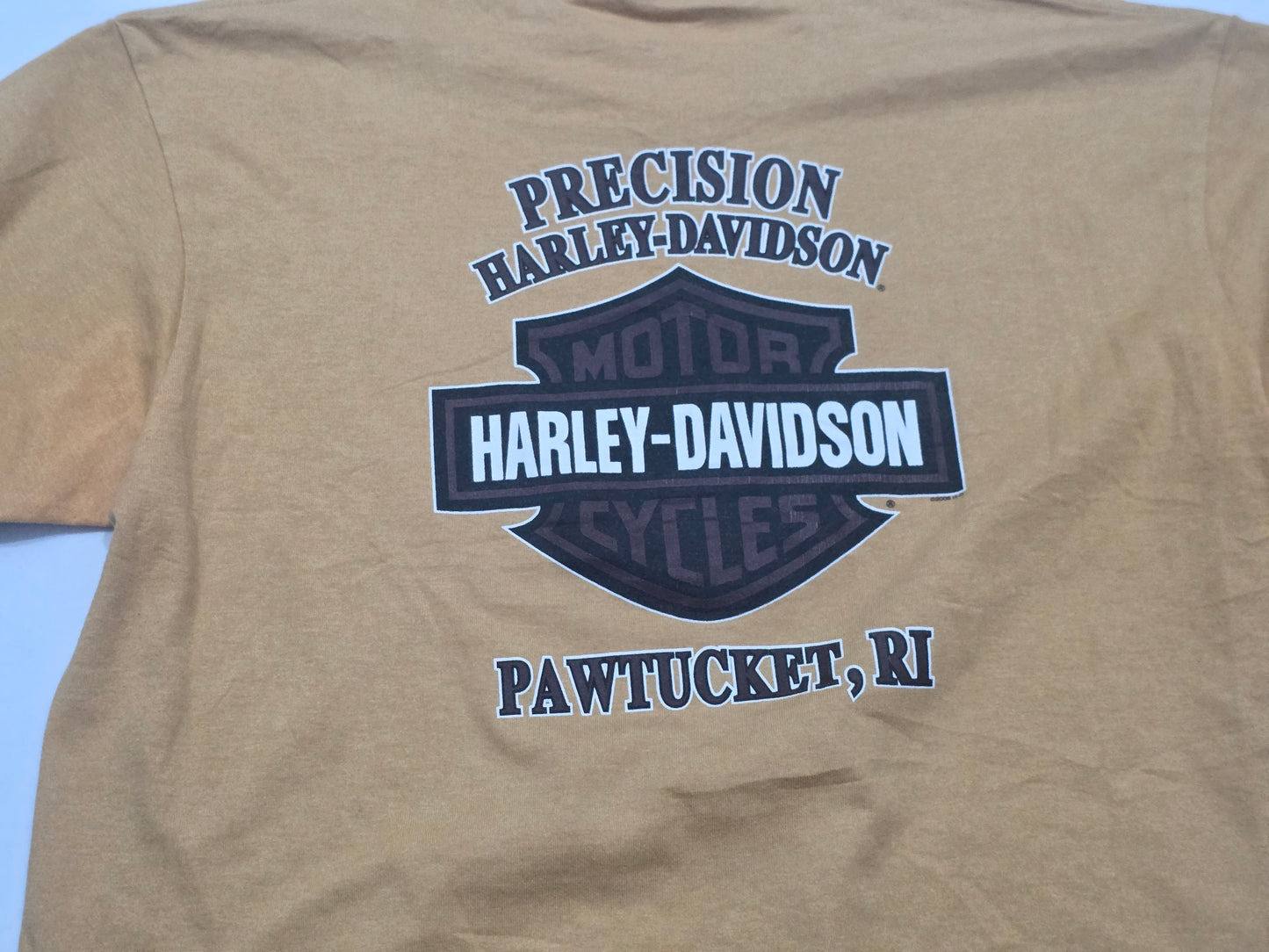 Playera Harley Davidson Grande L Cafe (Usado)