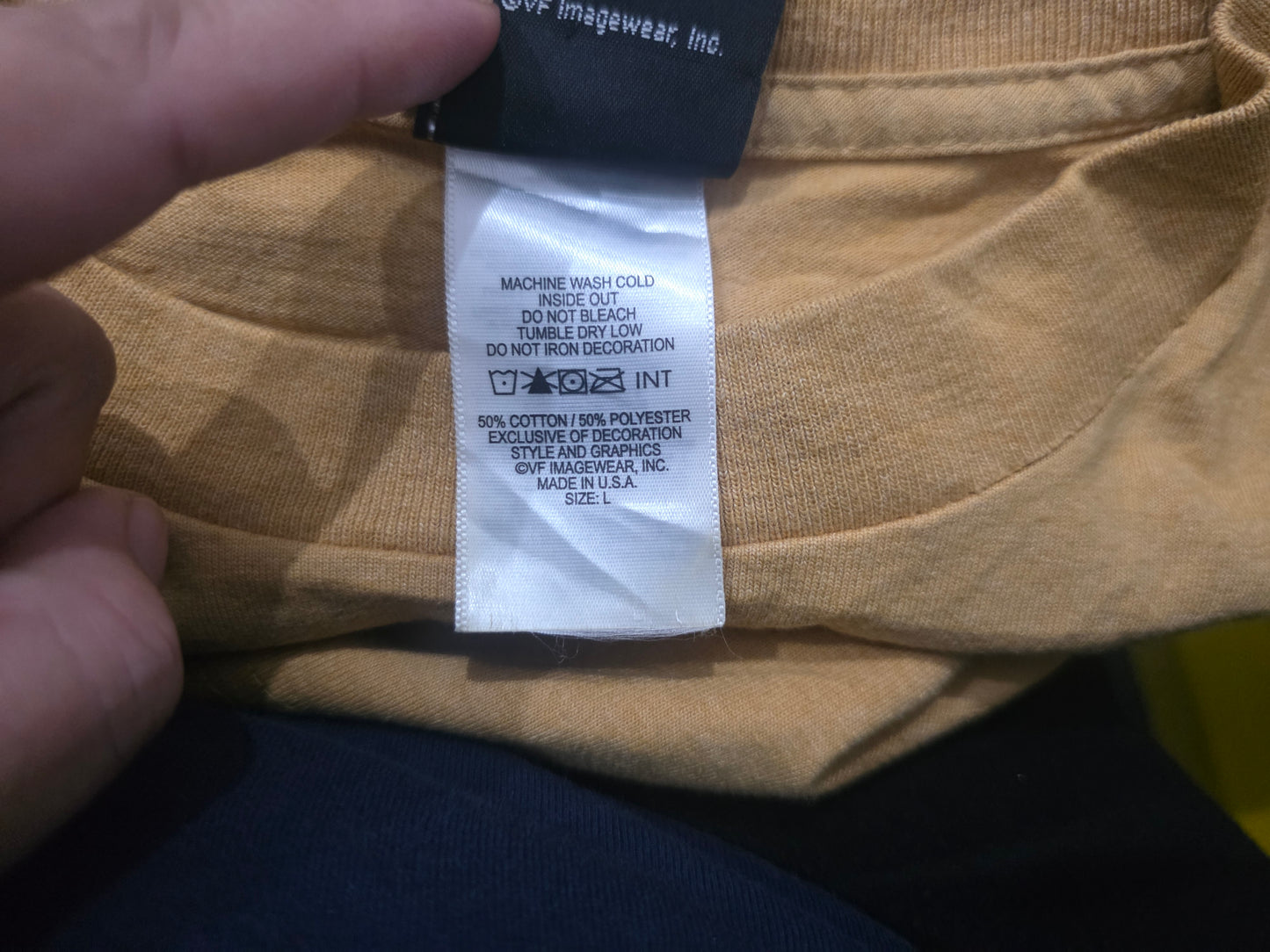 Playera Harley Davidson Grande L Cafe (Usado)