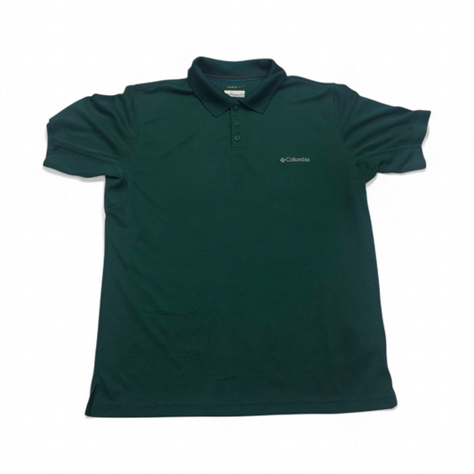 Playera Polo Columbia Grande L Omni Shade Verde (Usado)