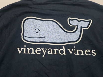 Playera Vineyard Vines Grande Azul Marino Deslavado Larga (Usado)