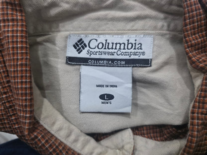 Camisa Columbia Grande L Naranja Ladrillo (Usado)