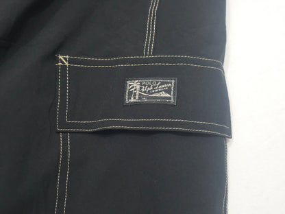 Bermuda Ralph Lauren Xgrande Xl Negro Pony Rojo (Usado)