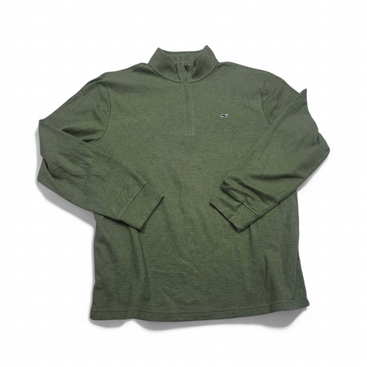 Sueter Vineyard Vines Xgrande Xl Verde Medio Cierre (Usado)