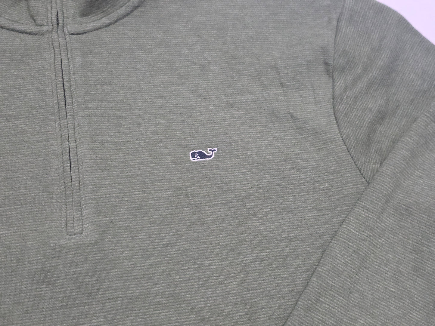 Sueter Vineyard Vines Xgrande Xl Verde Medio Cierre (Usado)