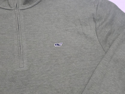 Sueter Vineyard Vines Xgrande Xl Verde Medio Cierre (Usado)