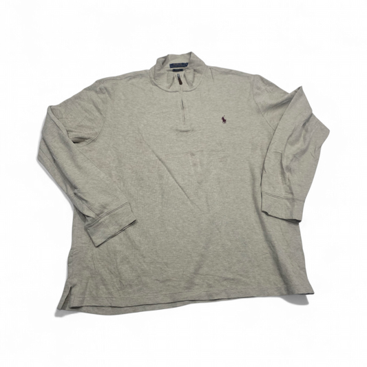 Sueter Ralph Lauren Xgrande Xl Estate Rib Cafe Pony Vino (Usado)