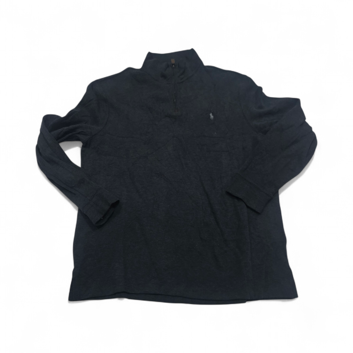 Sueter Ralph Lauren Xgrande Xl Gris Oscuro Pony Gris (Usado)