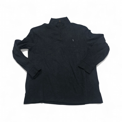 Sueter Ralph Lauren Xgrande Xl Gris Oscuro Pony Gris (Usado)