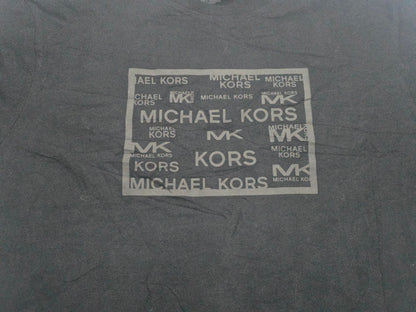 Playera Michael Kors Xgrande Xl Negro Letras (Usado)