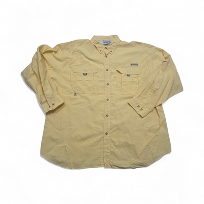 Camisa Columbia Pfg Xgrande Xl Amarillo (Usado)
