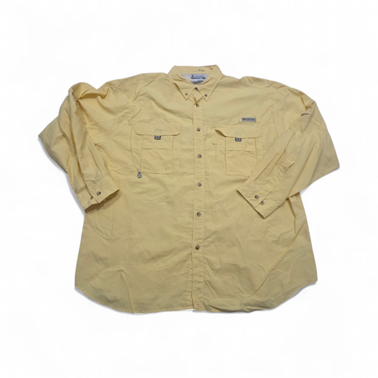 Camisa Columbia Pfg Xgrande Xl Amarillo (Usado)