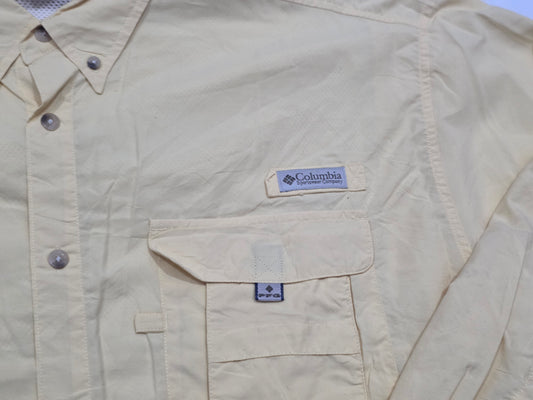 Camisa Columbia Pfg Xgrande Xl Amarillo (Usado)