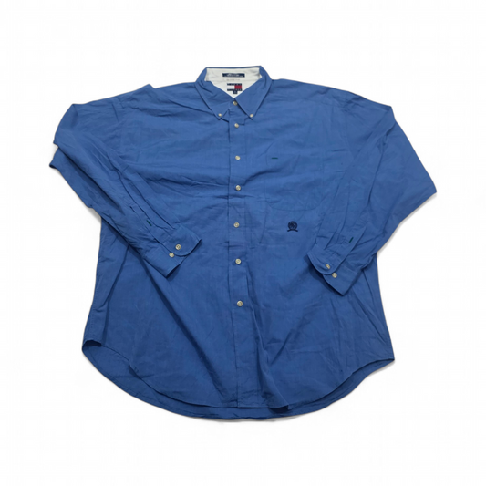 Camisa Tommy Hilfiger Xgrande Xl Azul Vintage (Usado)