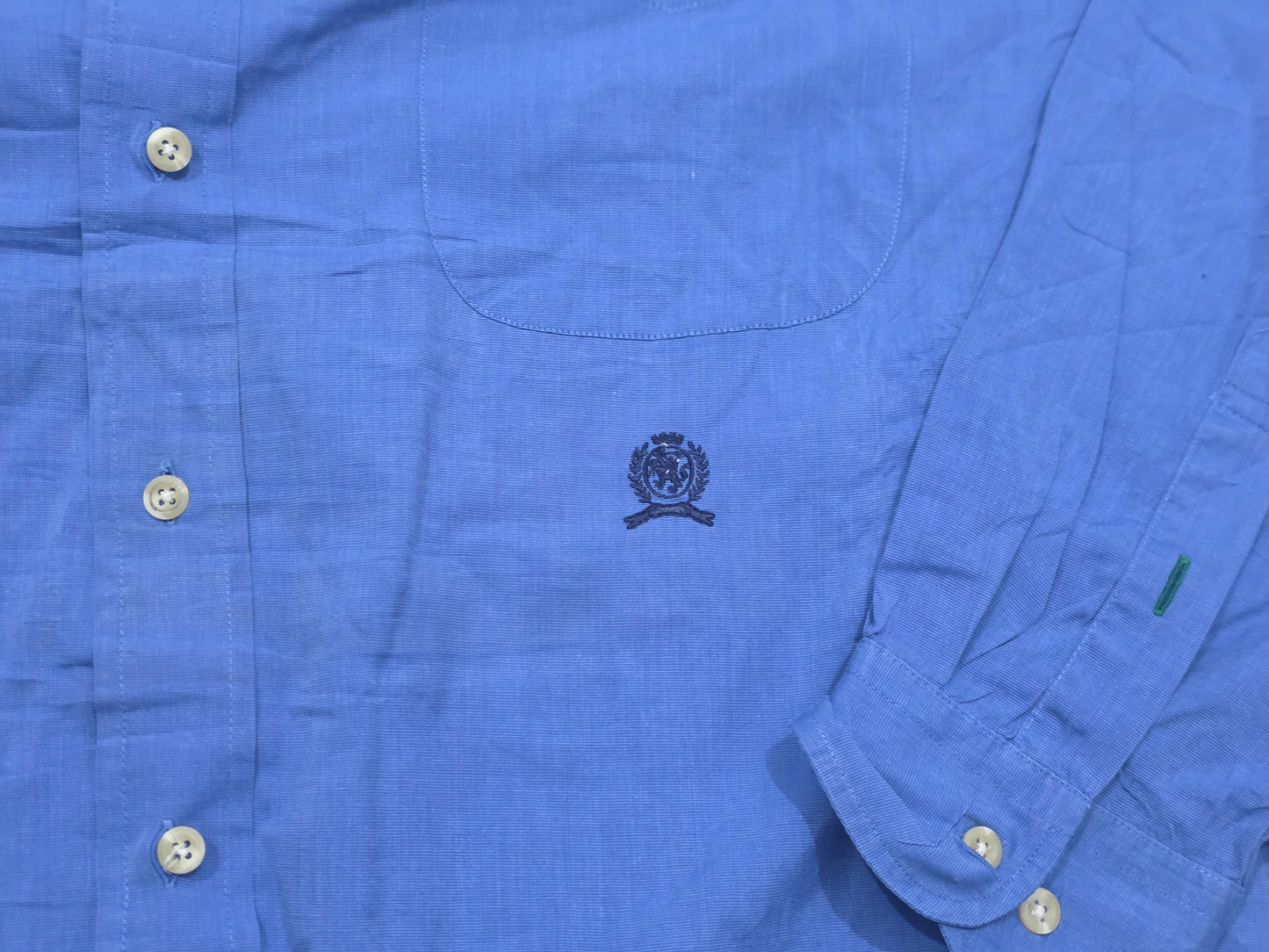 Camisa Tommy Hilfiger Xgrande Xl Azul Vintage (Usado)