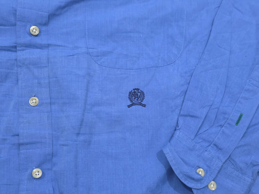 Camisa Tommy Hilfiger Xgrande Xl Azul Vintage (Usado)