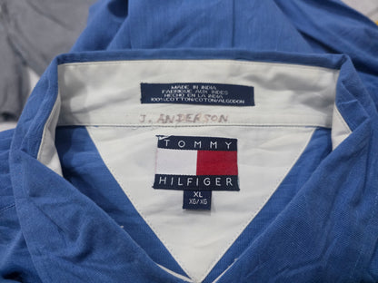 Camisa Tommy Hilfiger Xgrande Xl Azul Vintage (Usado)