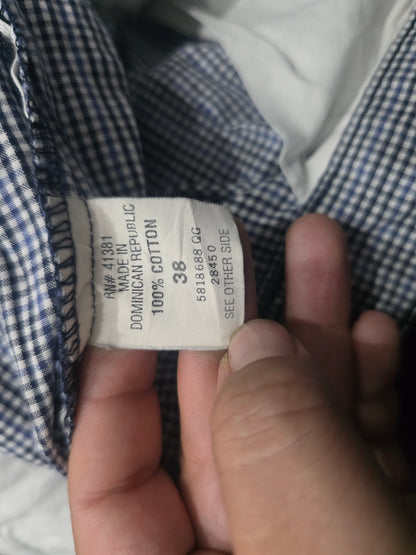 Bermuda Ralph Lauren Talla 38 Azul Cuadro (Usado)