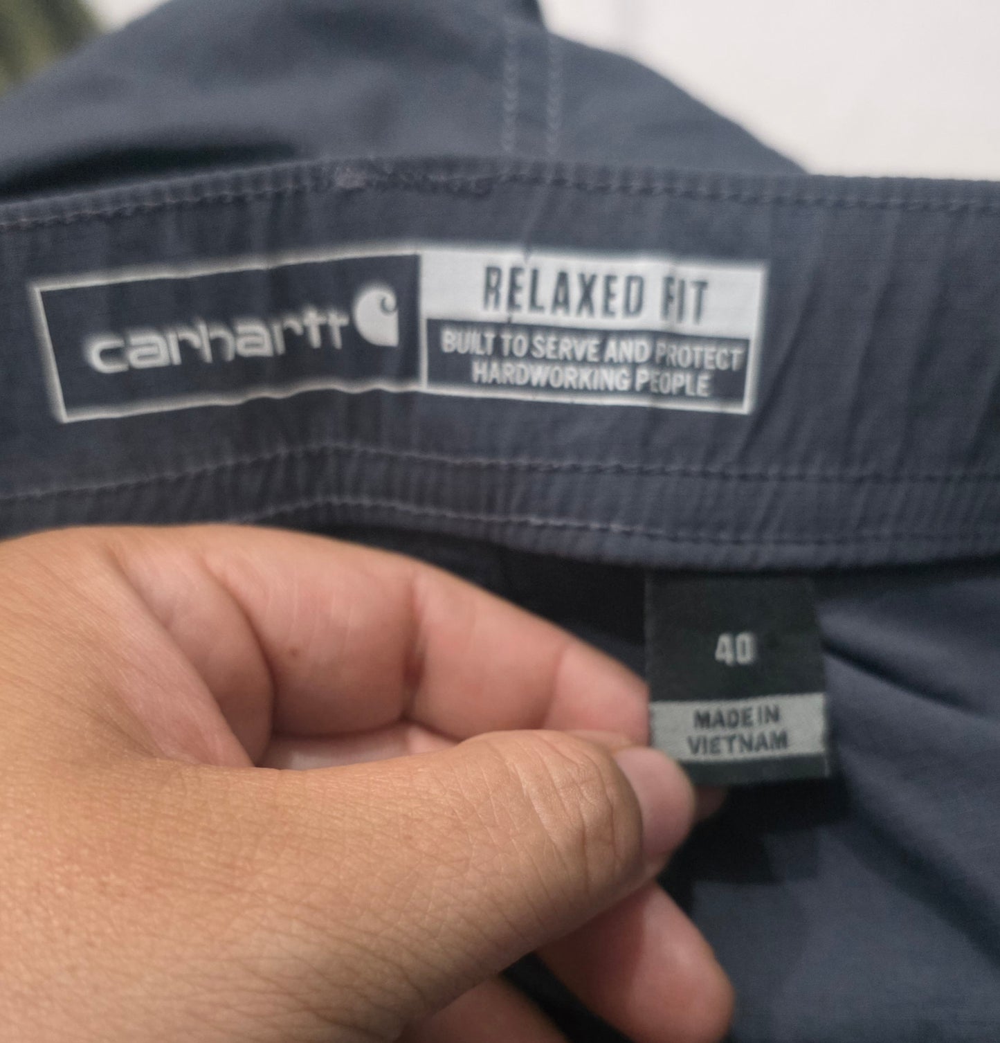 Bermuda Carhartt Talla 40 Azul Relaxed Fit (Usado)
