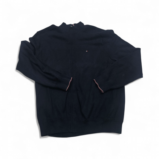 Sueter Tommy Hilfiger 2xl Azul Cierre (Usado)