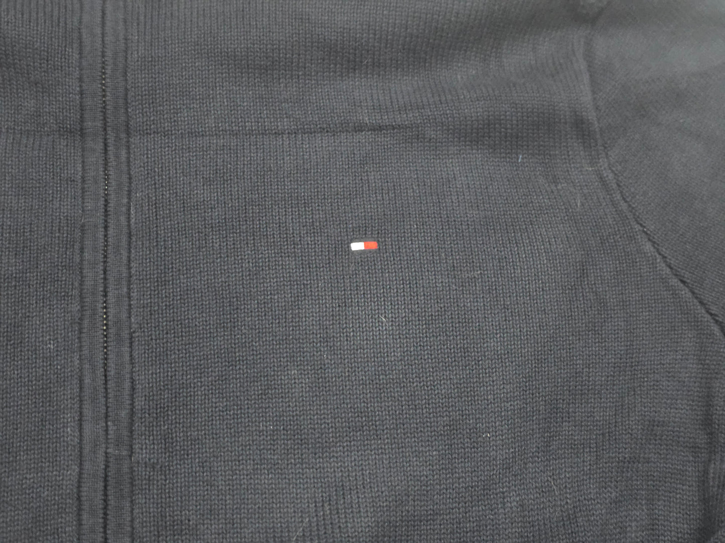 Sueter Tommy Hilfiger 2xl Azul Cierre (Usado)