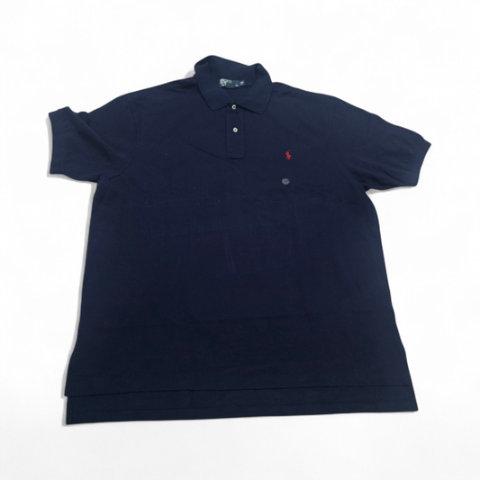 Playera Polo Ralph Lauren 2XL Azul Pony Rojo (NUEVO)