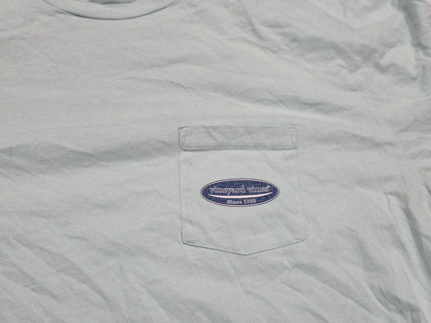 Playera Vineyard Vines 2xl Verde Menta (Usado)