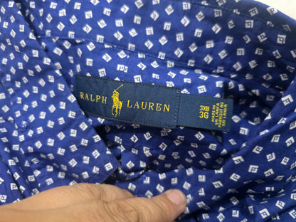 Camisa Ralph Lauren 3xb Big Azul Figuras Pony Azul (Usado)