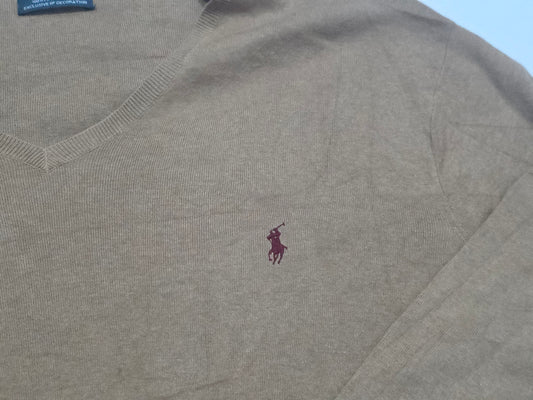Sueter Ralph Lauren 3xl Cafe Pony Vino (Usado)