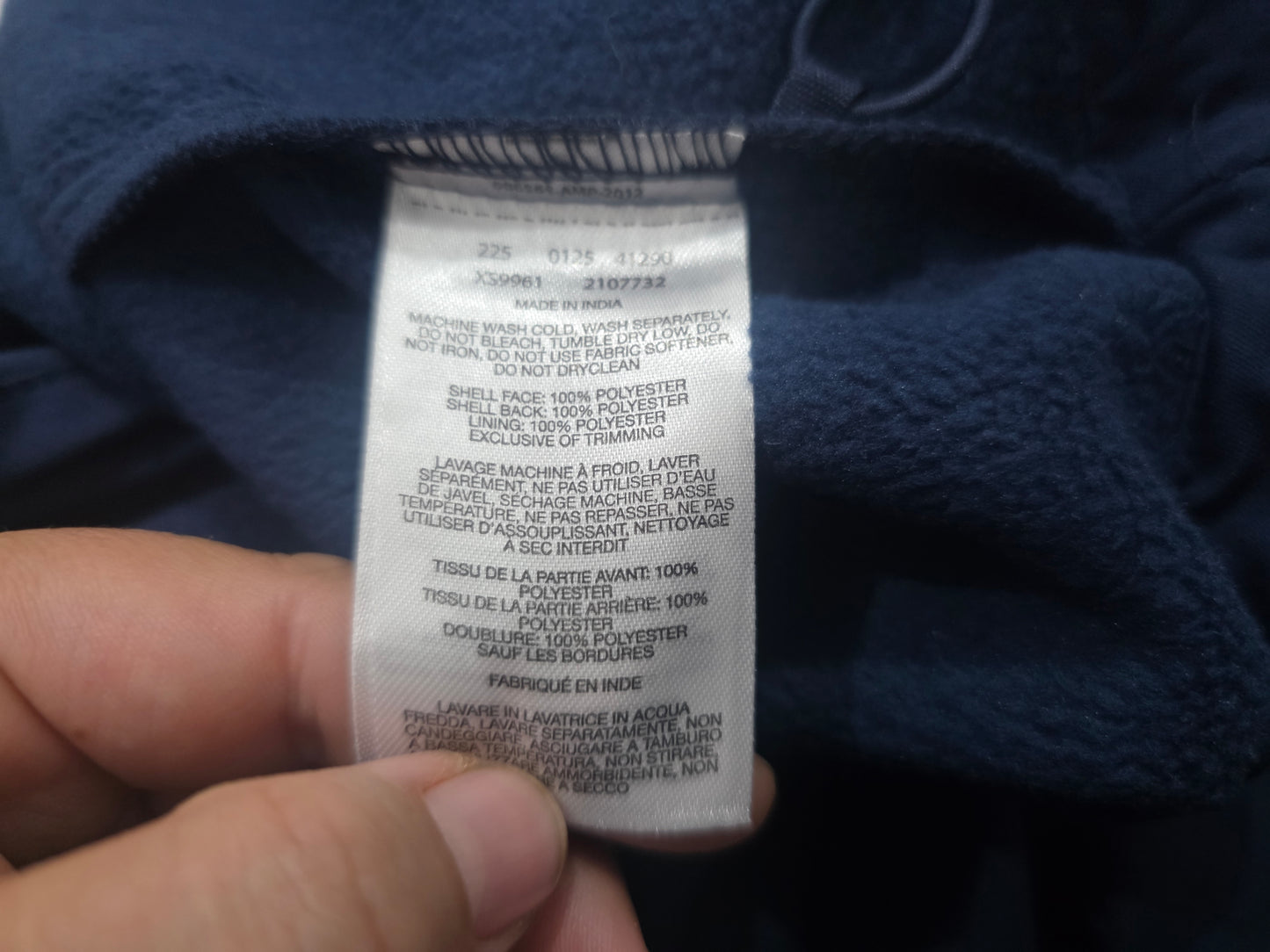 Chamarra Columbia 3x Azul Manga Larga (Usado)