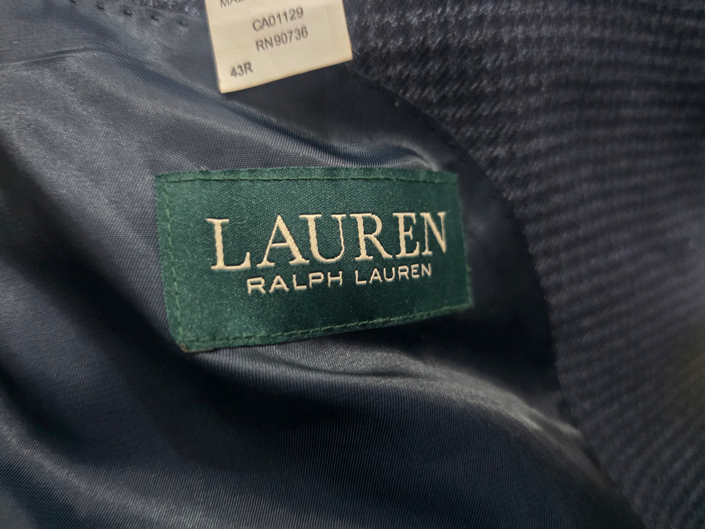 Saco Ralph Lauren 43r Azul Poliester (Usado)