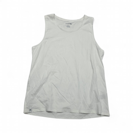 Playera Sin Mangas Lacoste Grande L Blanco (Usado)