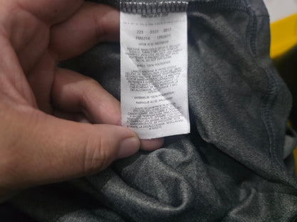 Playera Manga Larga Columbia Grande L Gris Cierre Corto (Usado)