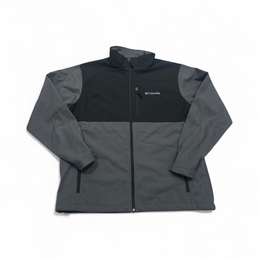 Chamarra Columbia Xgrande Xl Gris Forro Polar Interno (Usado)