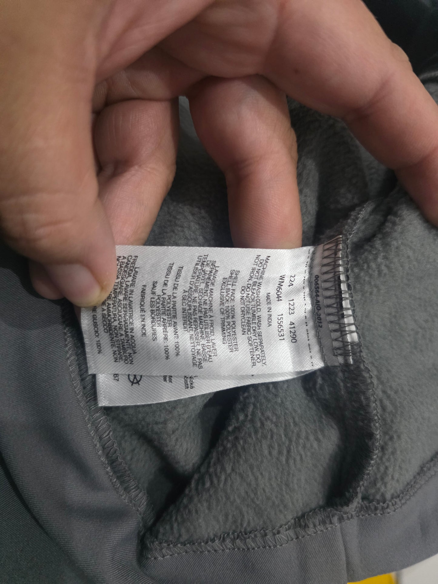 Chamarra Columbia Xgrande Xl Gris Forro Polar Interno (Usado)