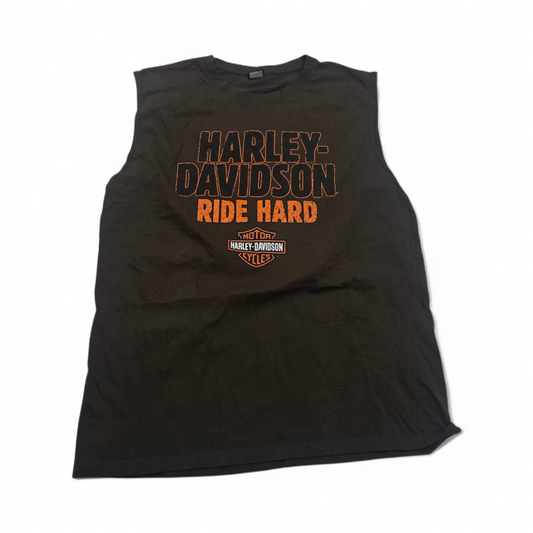Playera Sin Mangas Harley Davidson 2xl Cafe Bayside (Usado)