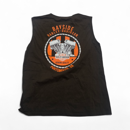 Playera Sin Mangas Harley Davidson 2xl Cafe Bayside (Usado)