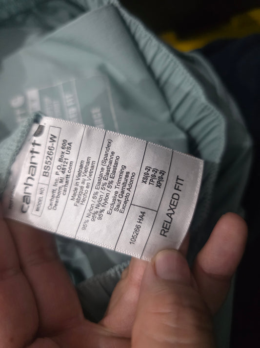 Bermuda De Mujer Carhartt Xchico Xs Azul
