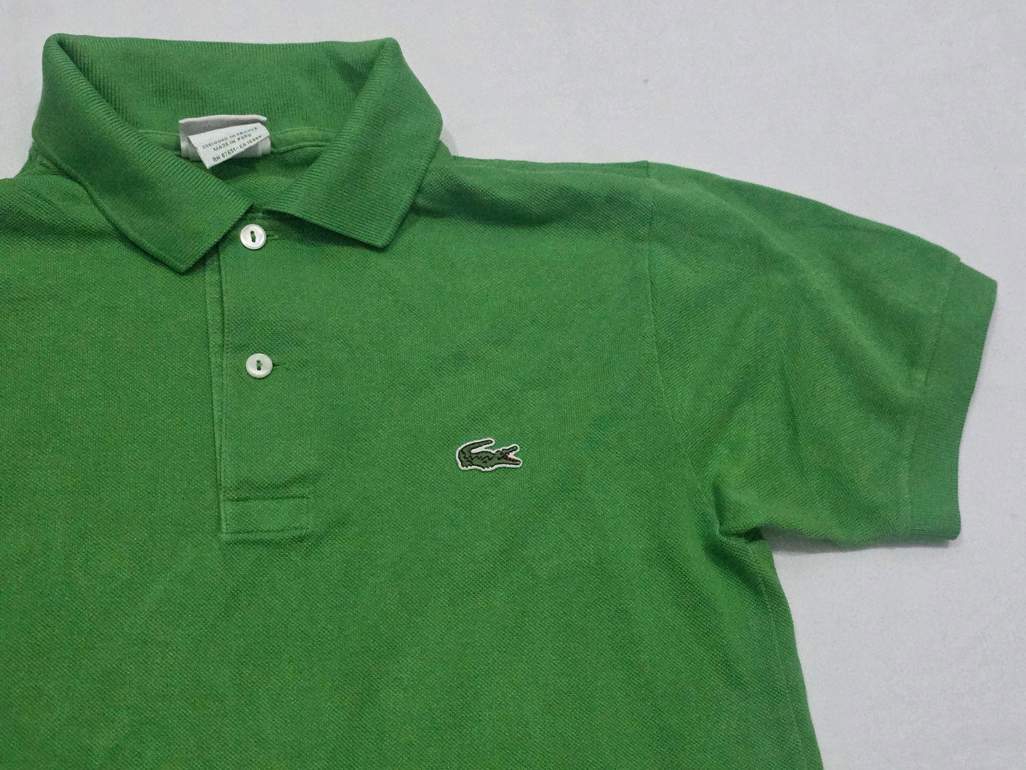 Playera Polo Lacoste Xchico Xs Fr 2 Verde
