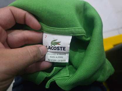 Playera Polo Lacoste Xchico Xs Fr 2 Verde