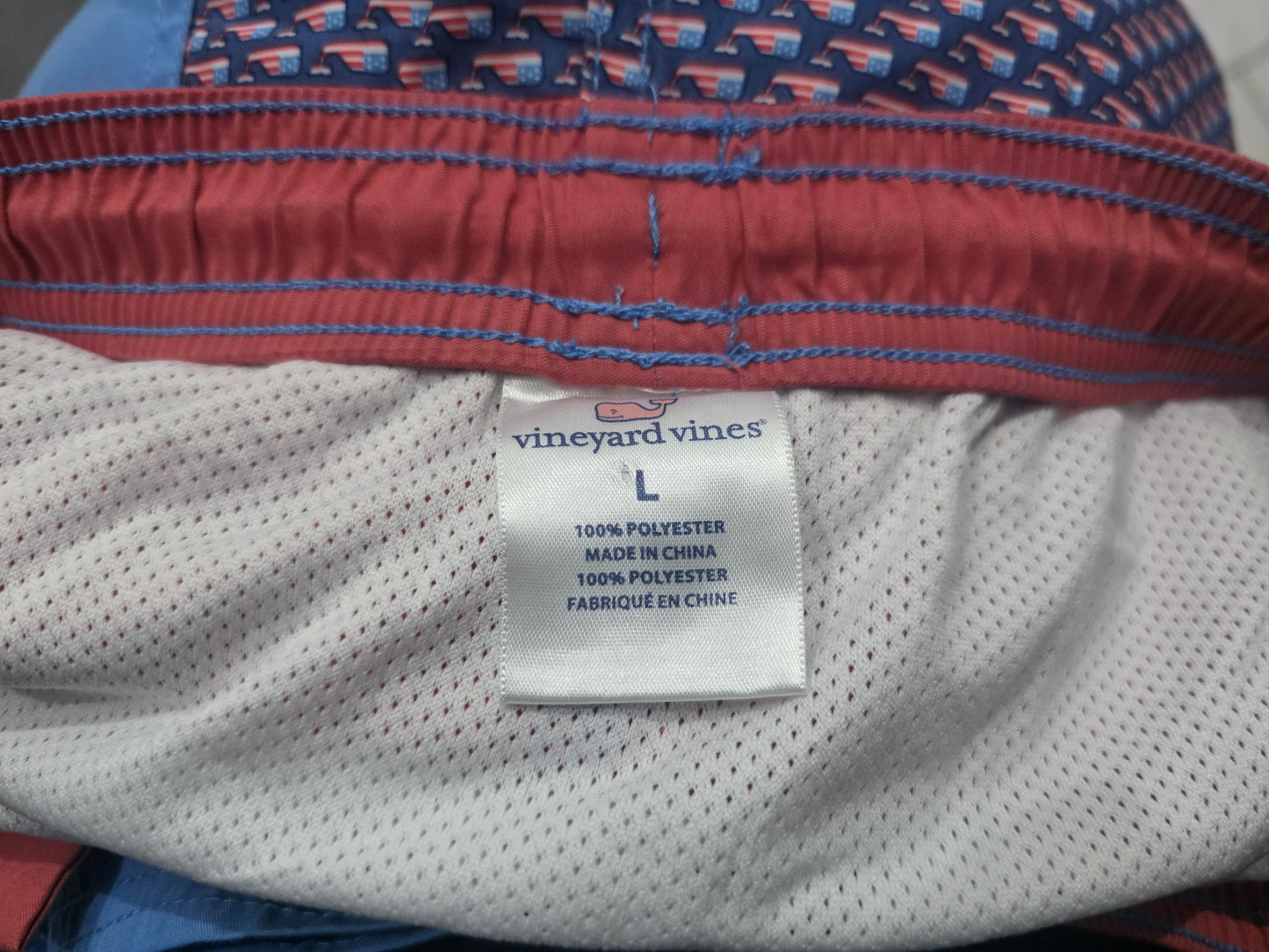 Bermuda Vineyard Vines Grande L Azul Coral