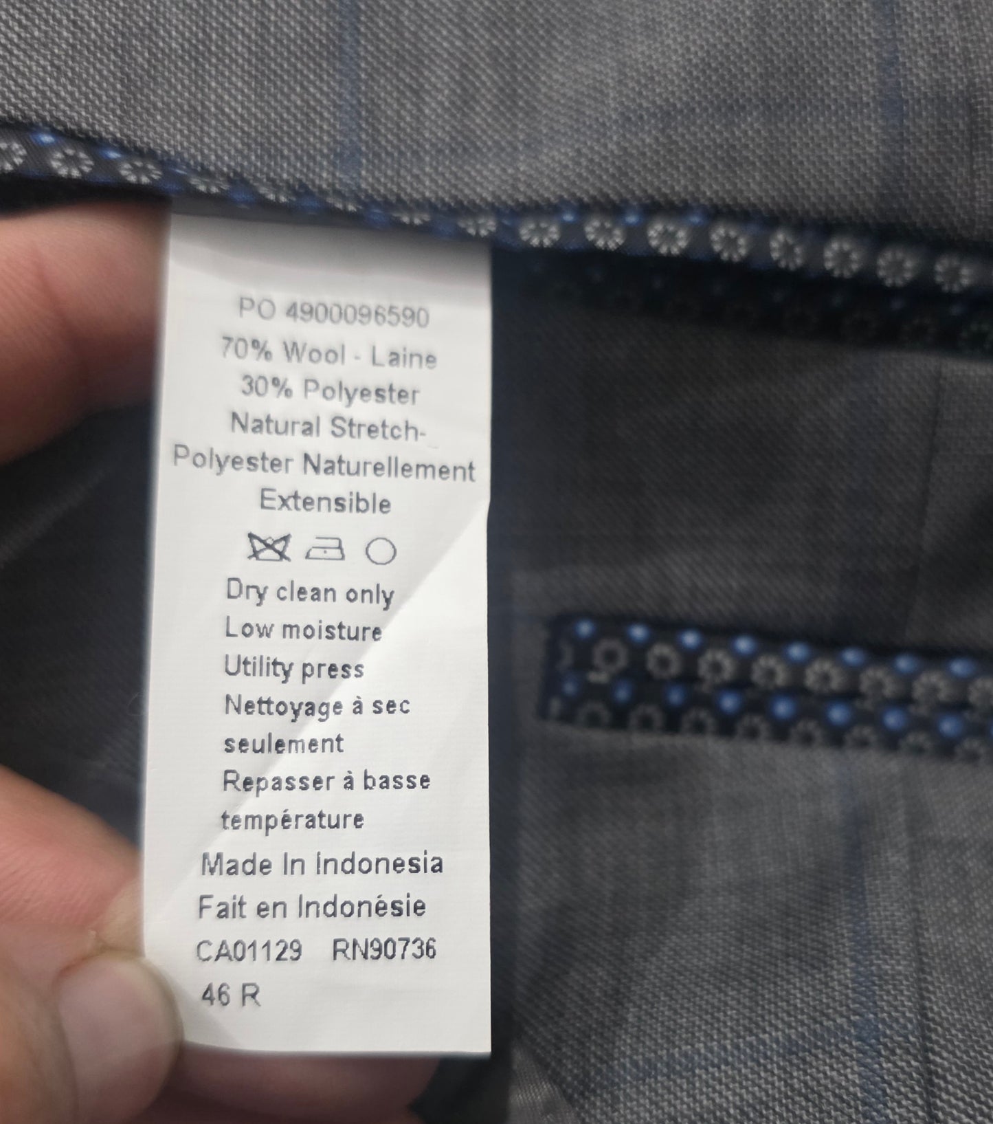 Saco Ralph Lauren 46r Gris