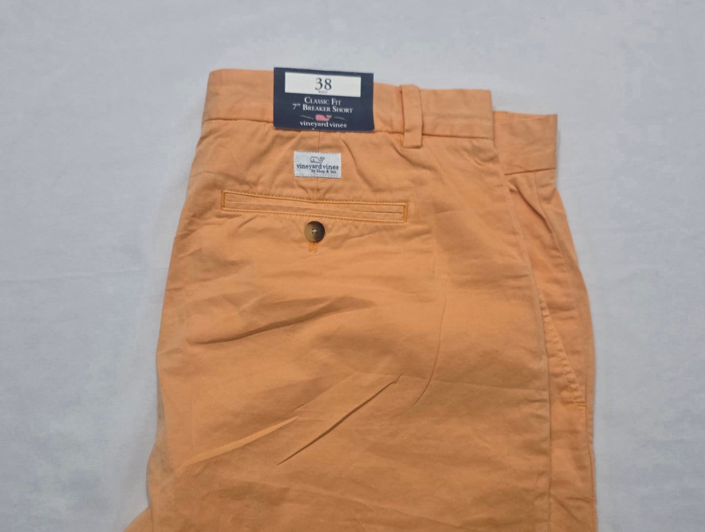 Bermuda Classic Fit Vineyard Vines Talla 38 Naranja (NUEVO)