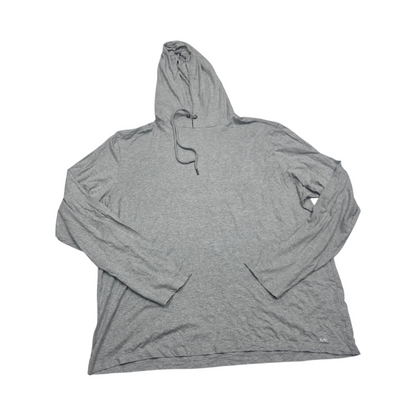 Playera Con Gorro Michael Kors Xxl Gris Manga Larga
