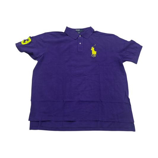Playera Polo Ralph Lauren 2xb Morado Pony Jumbo (NUEVO)