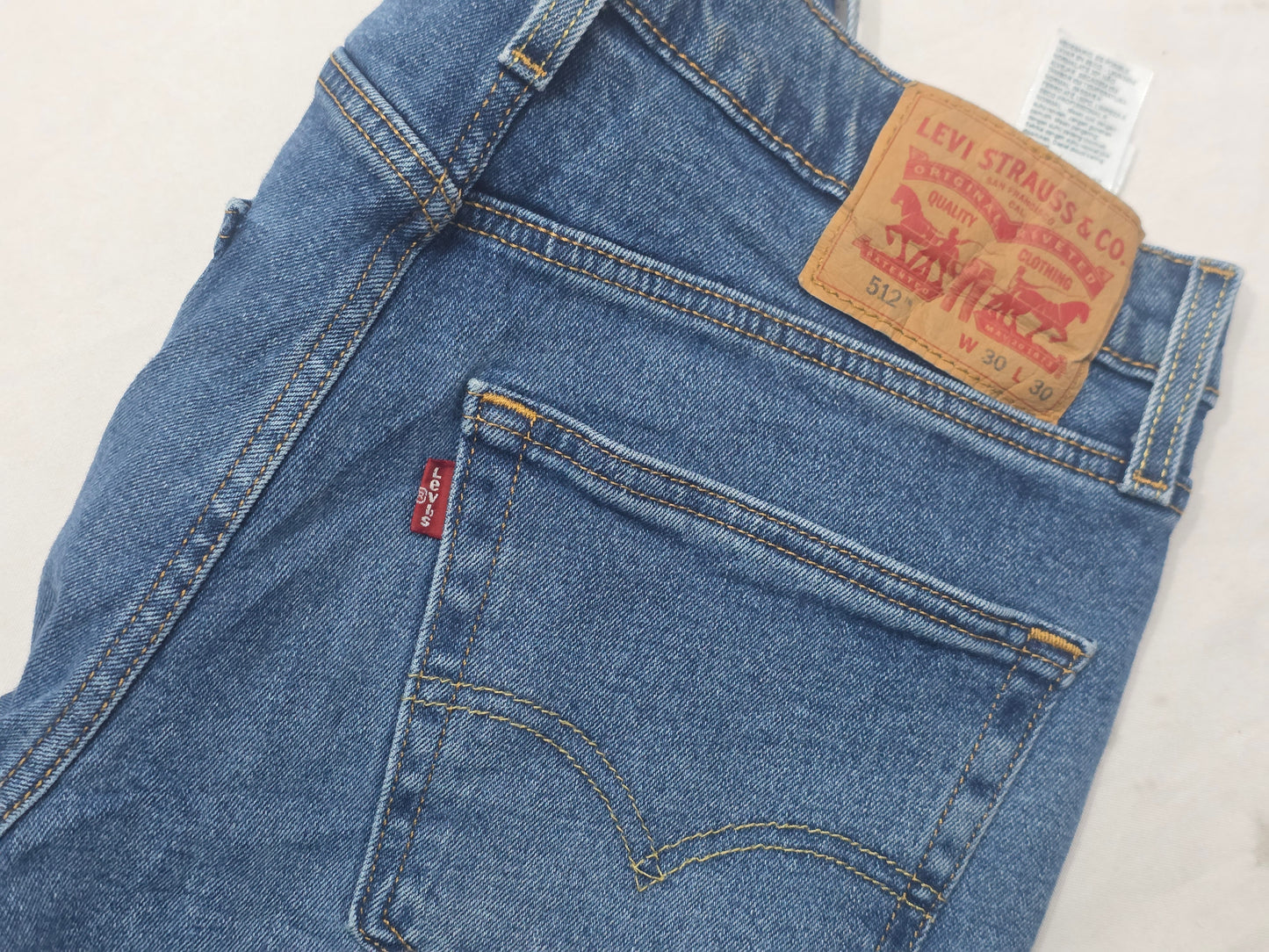 Pantalon Slimfit Levis 512 30x30 Azul