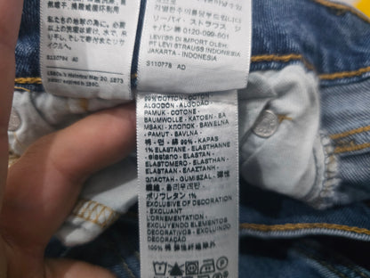 Pantalon Slimfit Levis 512 30x30 Azul