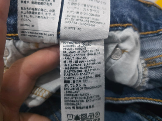Pantalon Slimfit Levis 512 30x30 Azul