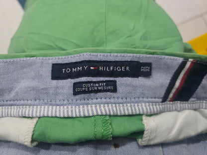 Pantalon Custom Fit Tommy Hilfiger 32x32 Verde